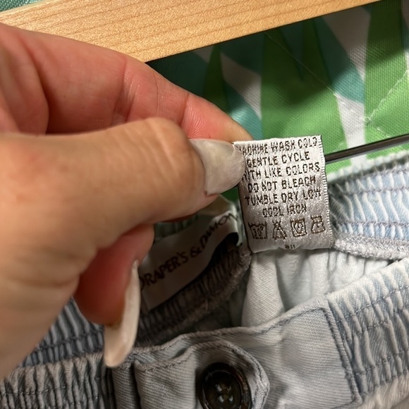 drapers & damons elastic waistband | washed look light blue | size M - Picture 7 of 11